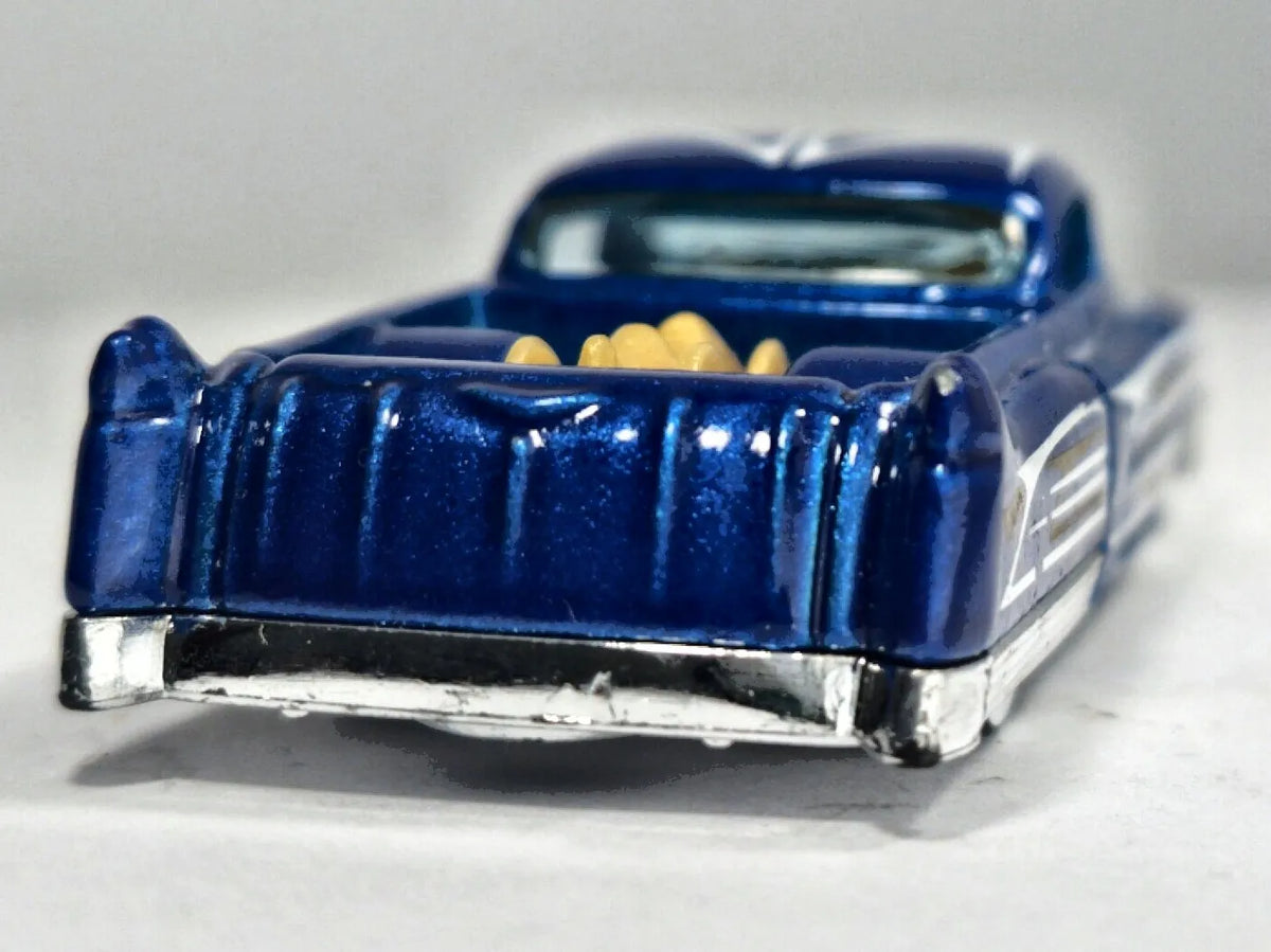 Custom '53 Cadillac Hot Wheels Rod Squad 1:64 Custom Niebieski Lowrider – zdjęcie 6