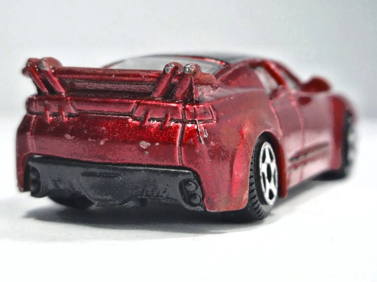 PONTIAC RAGEOUS z 1997 r, MotorMax, Die cast 6047, Bordowy, 1:64, Resoraki – zdjęcie 6