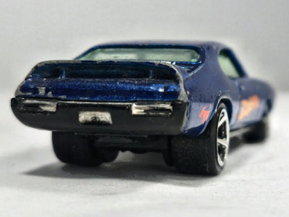 '69 Pontiac Gto Matchbox 1:60 Made in France Luzak Niebieski – zdjęcie 6