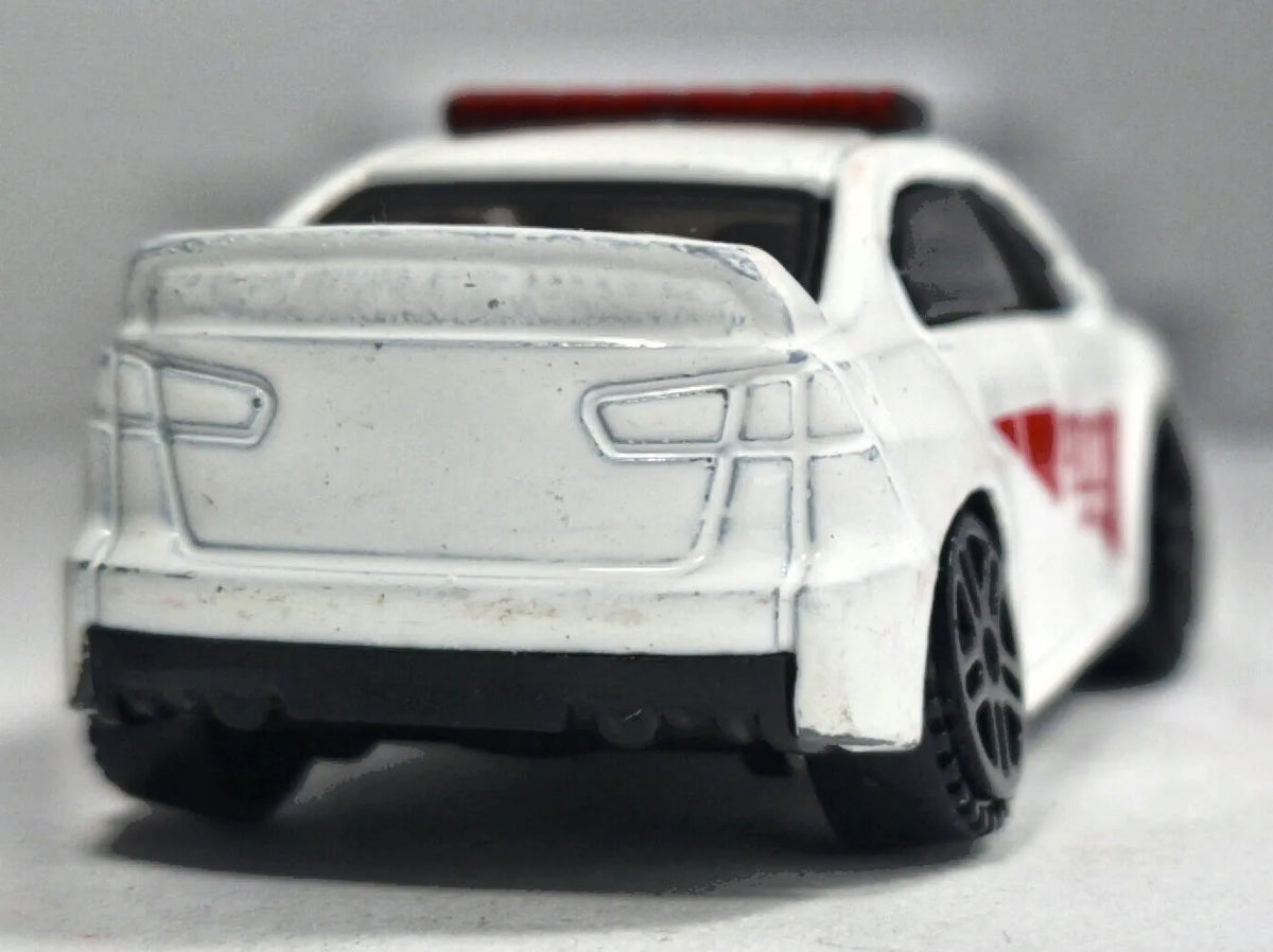 Jak Mitsubishi Lancer Evolution X Police, Die cast, Biały, 1:64, Resoraki – zdjęcie 6