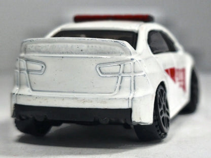 Jak Mitsubishi Lancer Evolution X Police, Die cast, Biały, 1:64, Resoraki – zdjęcie 6