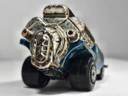 TYRE FRYER, Matchbox 1972, Made in England, NO.42, Niebieski 1:55, Resoraki – zdjęcie 6