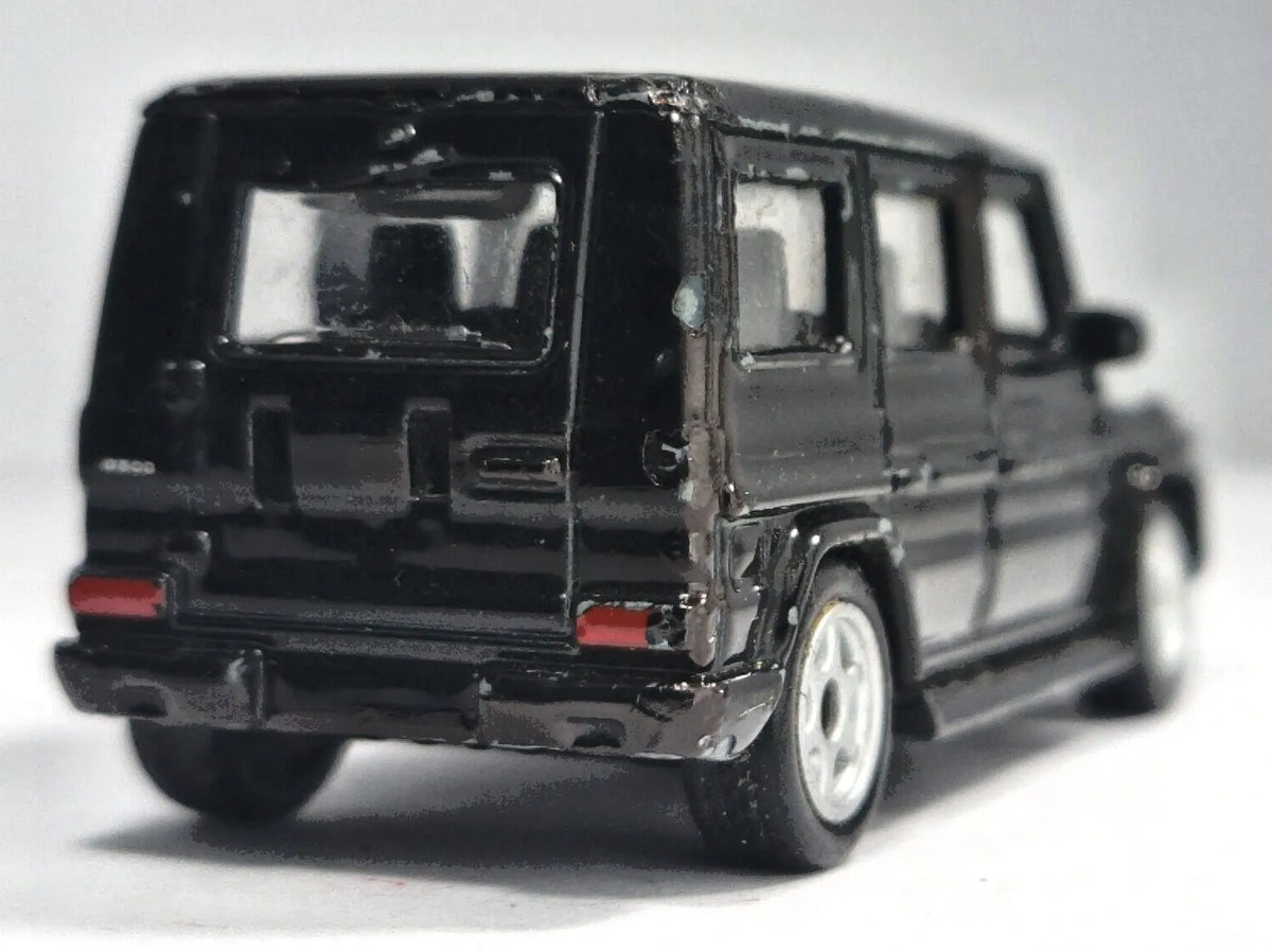 MERCEDES-BENZ G-CLASS, Welly, Die cast 52339, Czarny, 1:64, Resoraki – zdjęcie 6