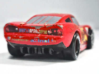 ZYGZAK MCQUEEN, Auta Disney Pixar, Die cast, Czerwony, 1:64, Resoraki – zdjęcie 6