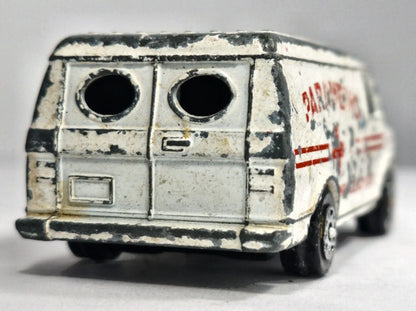 CHEVROLET G-SERIES VAN PARAMEDIC Corgi '80 Biały 1:64 – zdjęcie 6