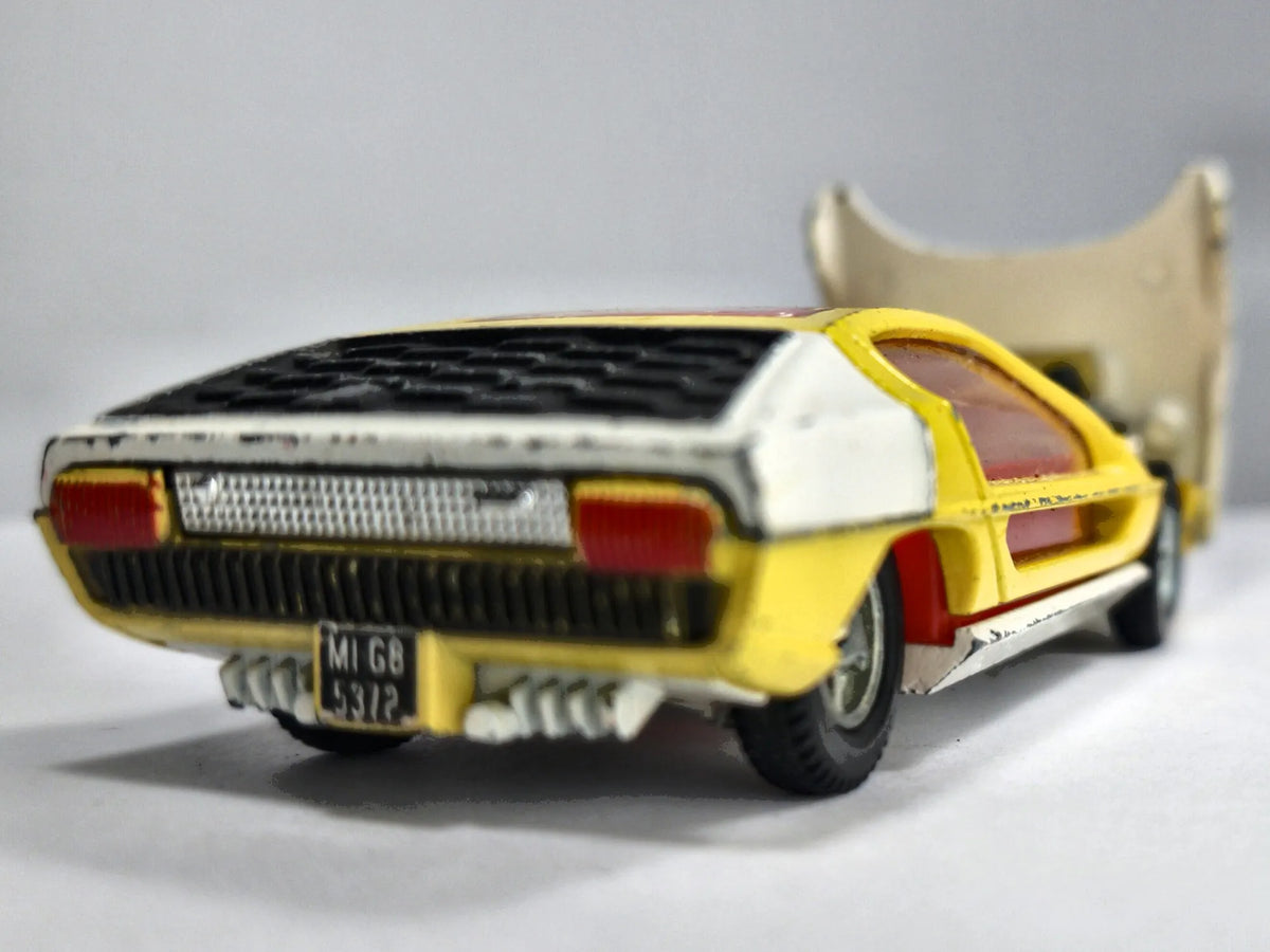LAMBORGHINI MARZAL Dinky Toys 1968 Żółty 1:38 Made in England – zdjęcie 6