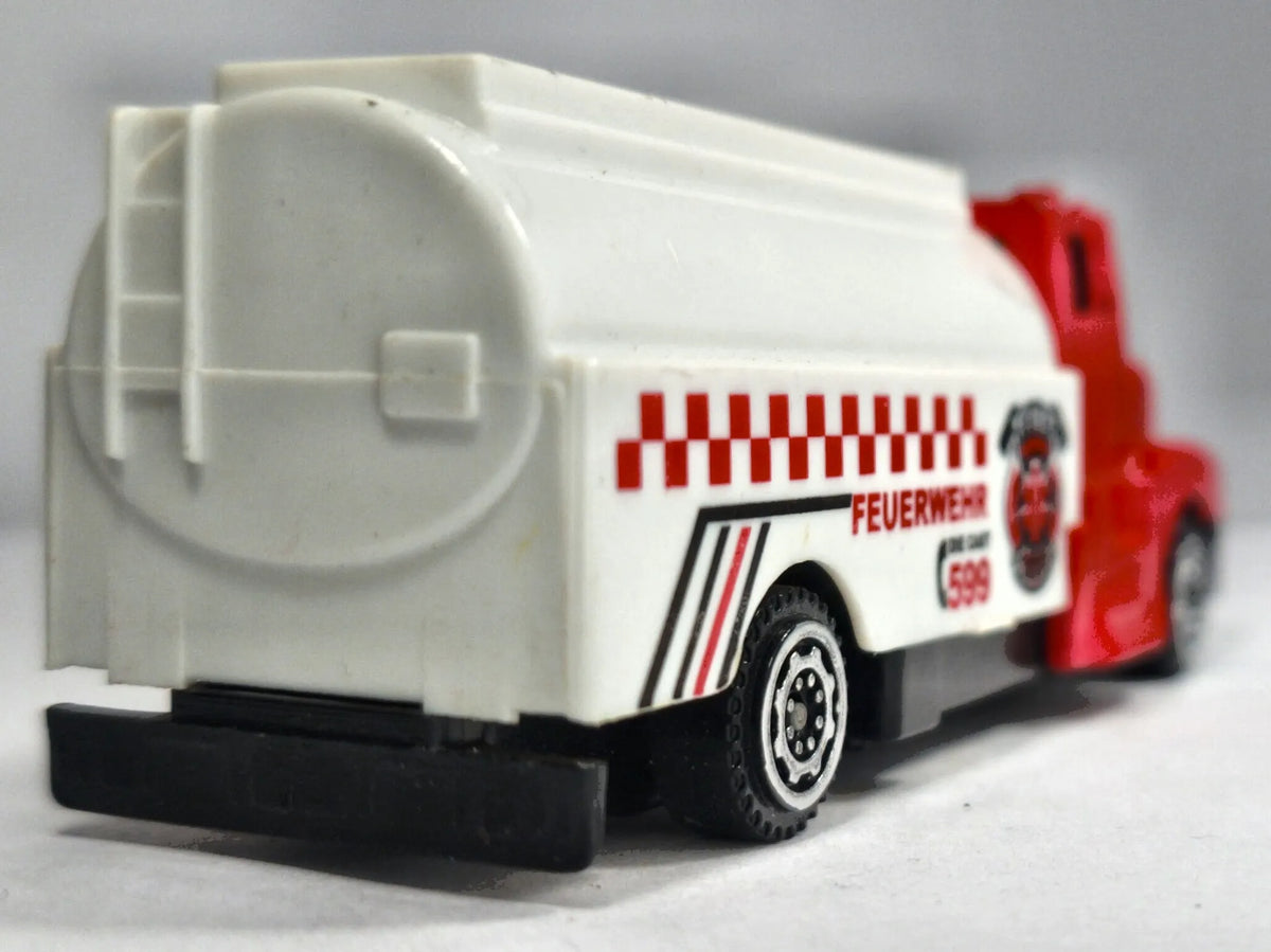 CYSTERNA STRAŻACKA, FUERWEHR DIE CAST 599, Czerwony, 1:87, Resoraki – zdjęcie 6