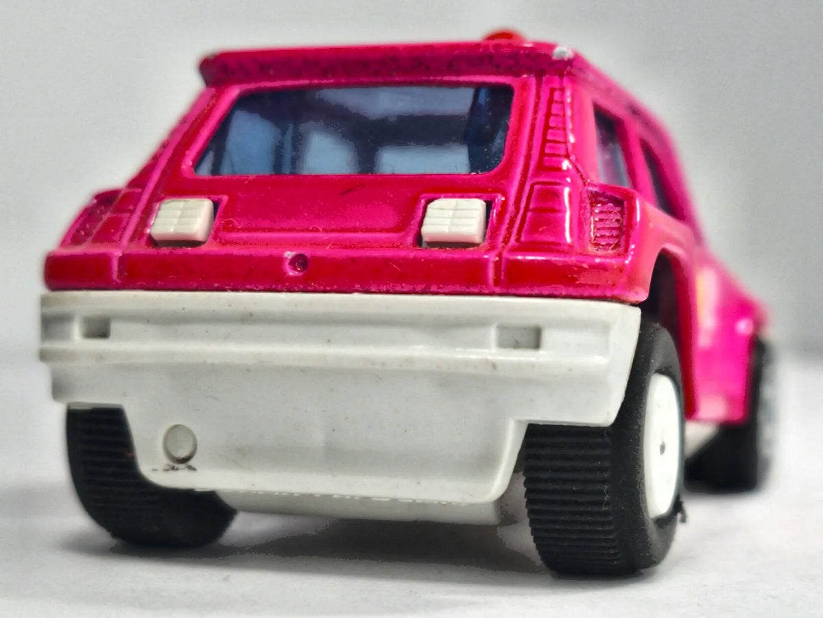 RENAULT 5 TURBO Majorette '80 Różowy 1:44 Made in France – zdjęcie 6