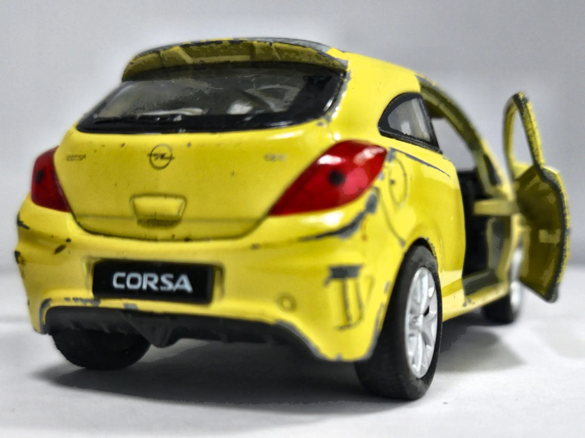 OPEL CORSA OPC Welly Żółty 1:32 – zdjęcie 6