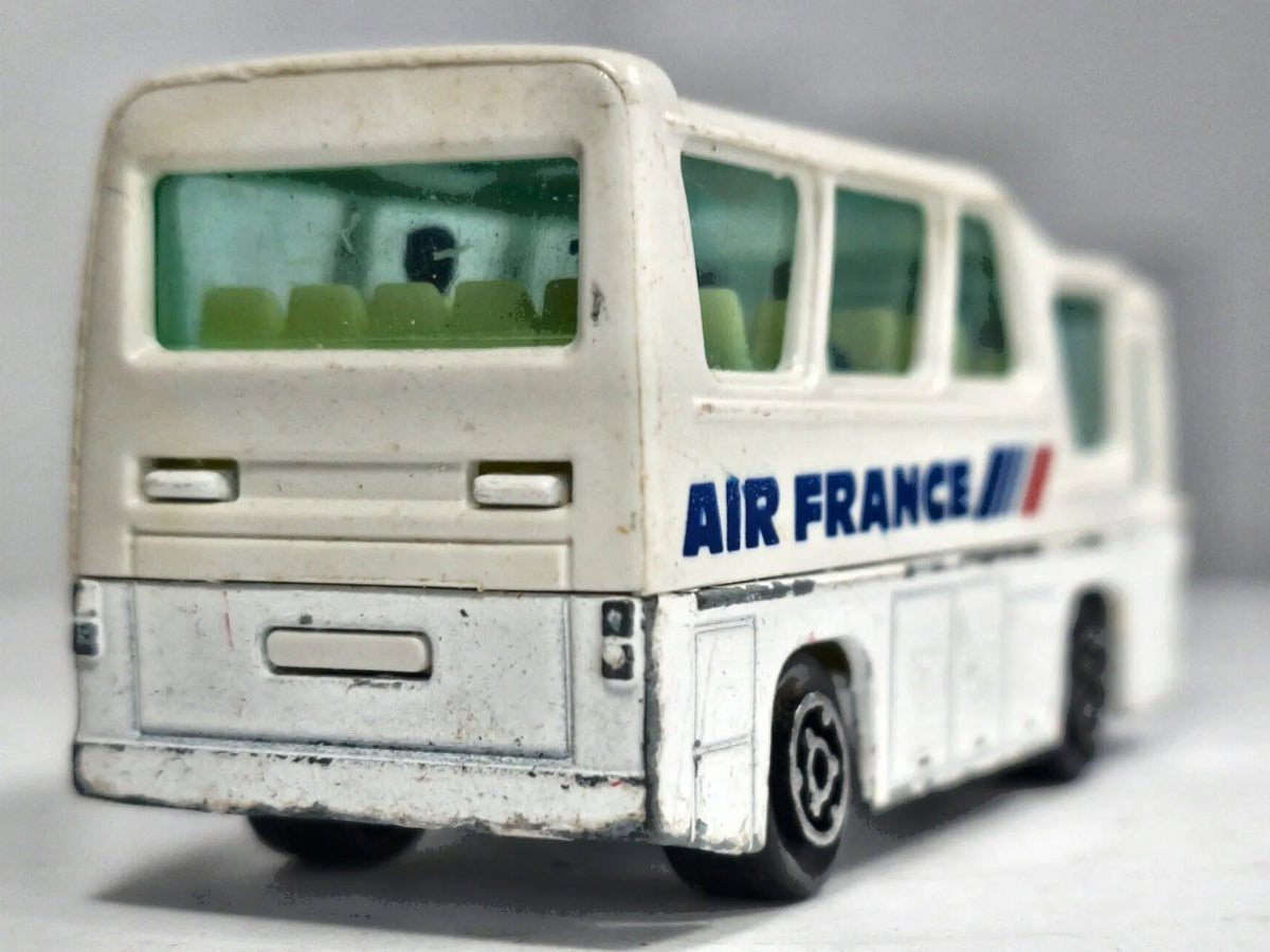 Autobus lotniskowy Minibus Air France Majorette Biały 1:120 Made in France – zdjęcie 6