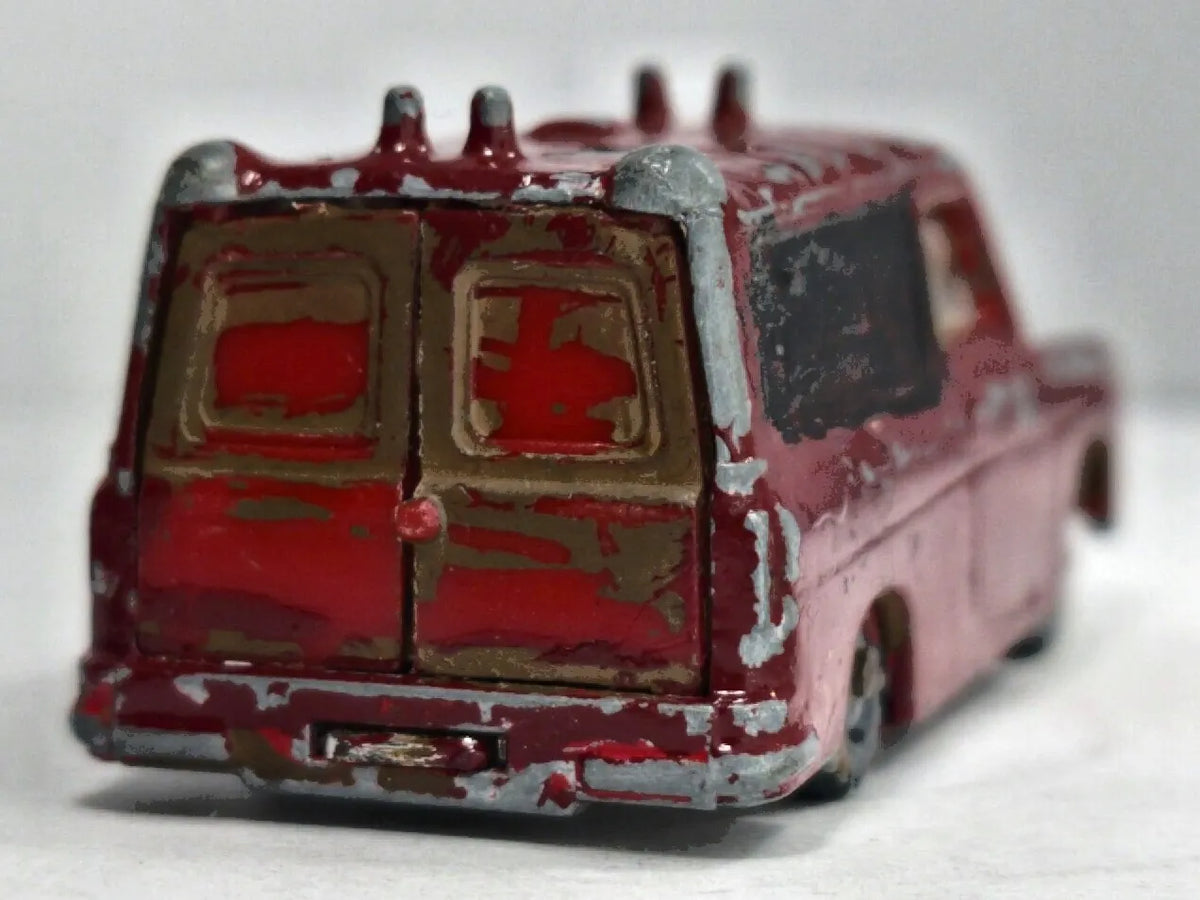 FORD THAMES VAN Husky '60 Bordowy 1:64 Made in Gt Britain – zdjęcie 6