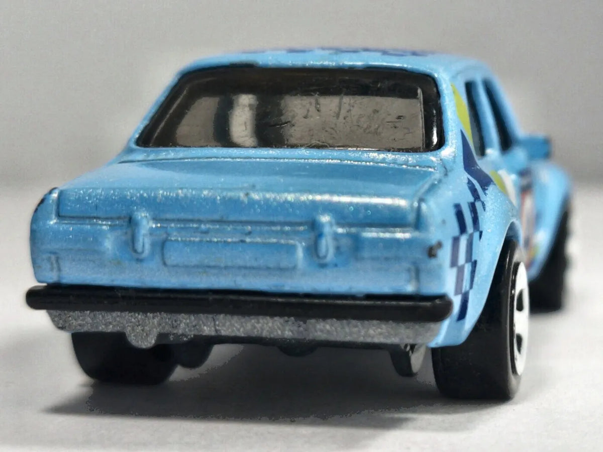 '70 FORD ESCORT RS1600, Hot Wheels 2014, Die cast, Błękitny, 1:55, Resoraki – zdjęcie 6
