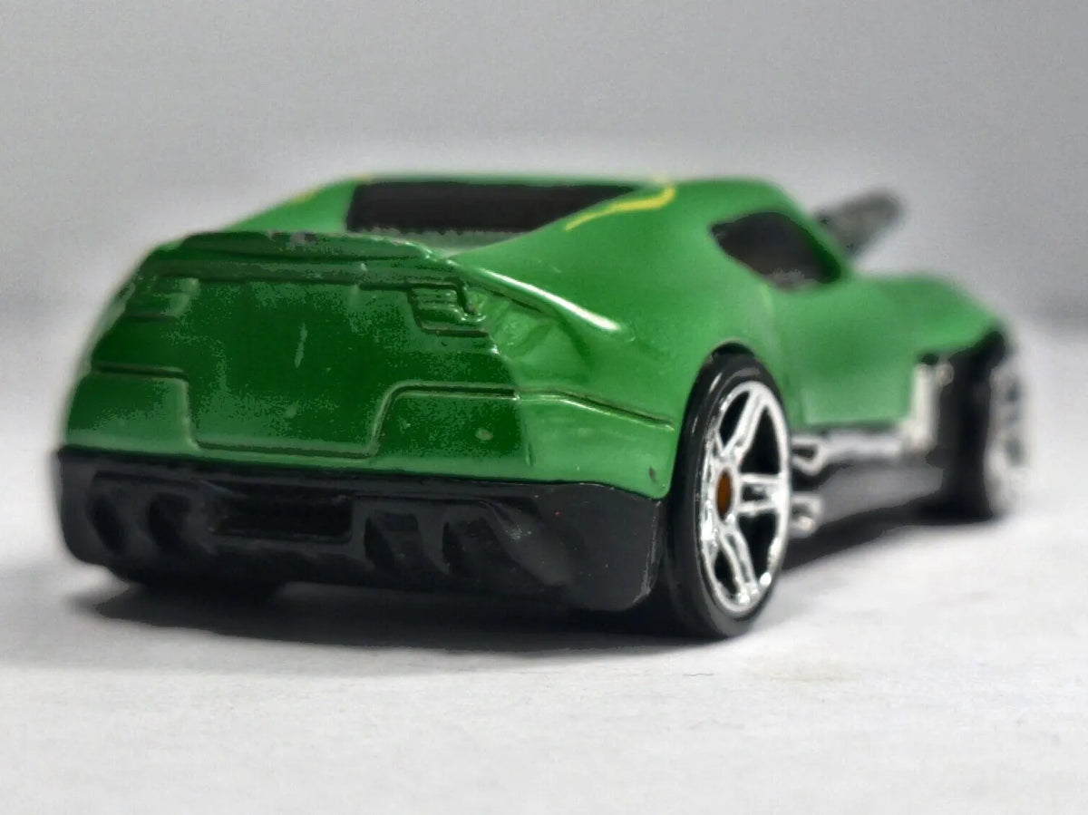 TWINDUCTION, Hot Wheels 2010, Die cast D36, Zielony, 1:64, Resoraki – zdjęcie 6