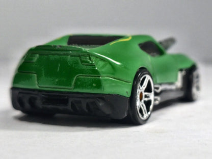 TWINDUCTION, Hot Wheels 2010, Die cast D36, Zielony, 1:64, Resoraki – zdjęcie 6