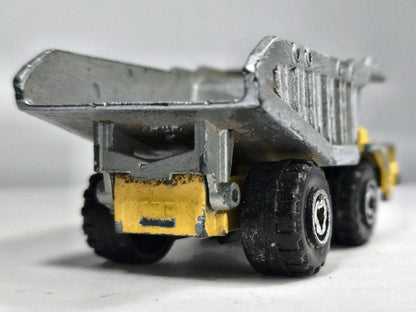 BENNER CARRIERE WYWROTKA Majorette Made in France Żółty 1:64 – zdjęcie 6