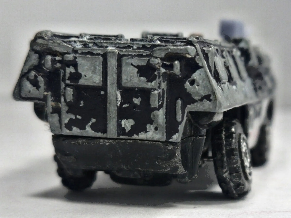 SWAT VEHICLE, Pojazd Wojskowy 236, Die cast 07/08, Szary, 1:64, Resoraki – zdjęcie 6