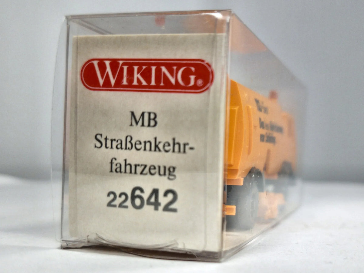 Mercedes-Benz Straßenkehrfahrzeug Wiking Pomarańczowy 1:87 Made in Germany – zdjęcie 6