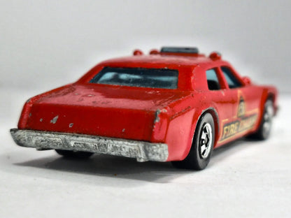 DODGE BLACKWAL FIRE CHIEF Straż pożarna Hot Wheels 1977 Czerwony 1:64 – zdjęcie 6