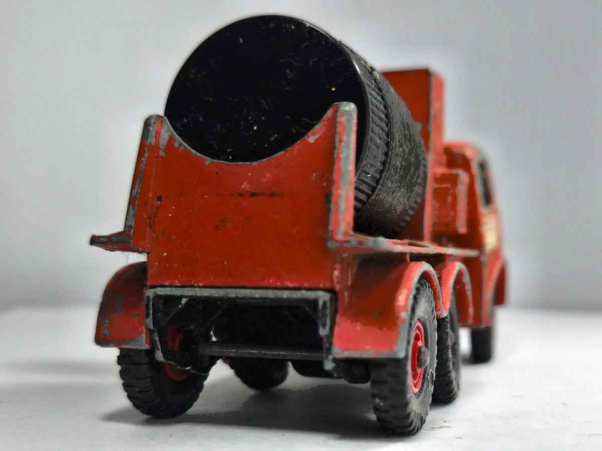 READY-MIX CONCRETE TRUCK Matchbox '60 Czerwony 1:43 Made in England – zdjęcie 6