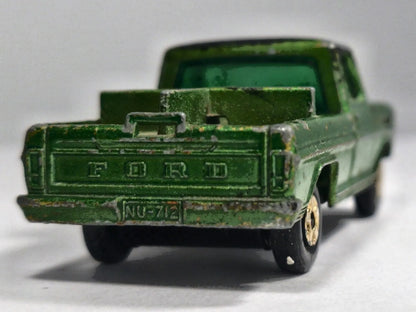FORD KENNEL TRUCK, Matchbox 1968, Made in England, NO 50, Zielony, 1:64 – zdjęcie 6