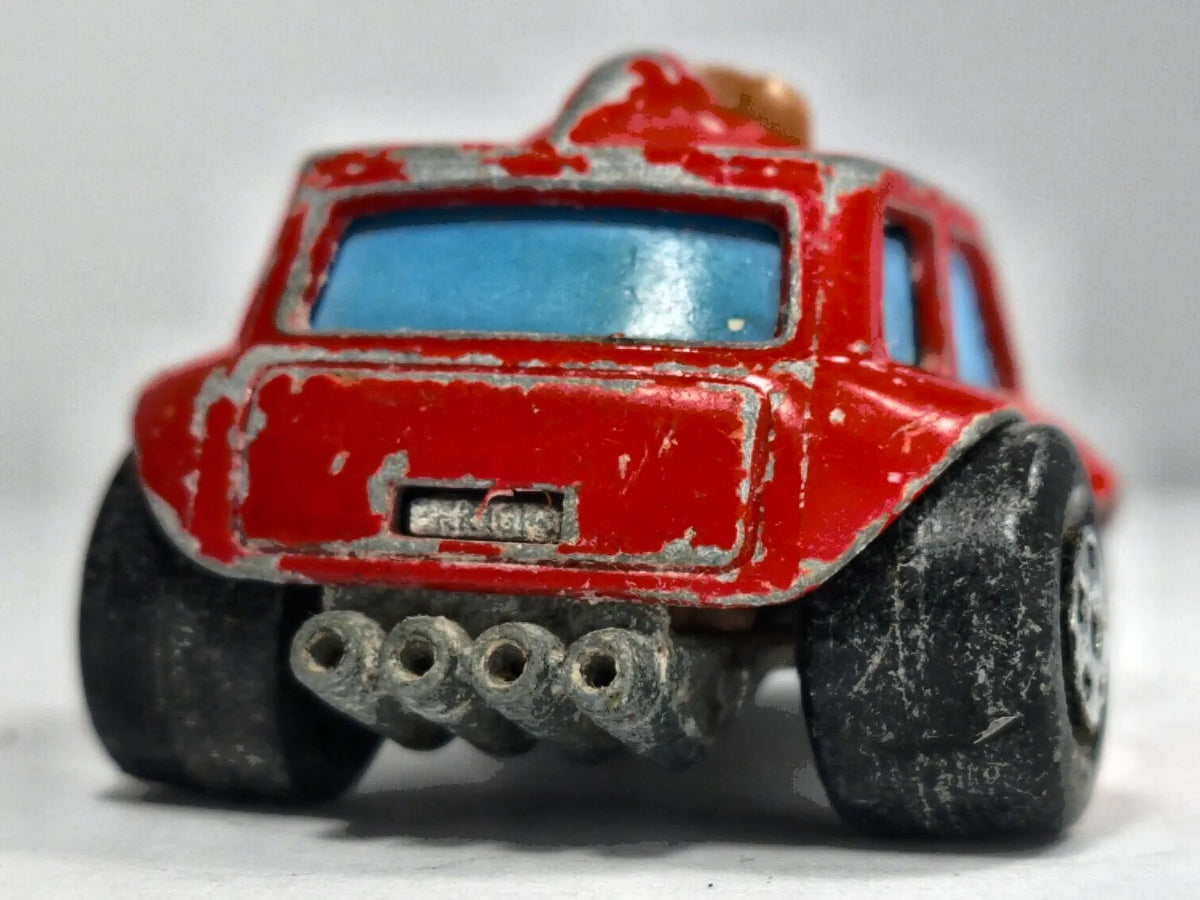 Mini-Ha-Ha Matchbox 1975 Juniors 1:79 Made in Gt Britain Luzak Czerwony – zdjęcie 6