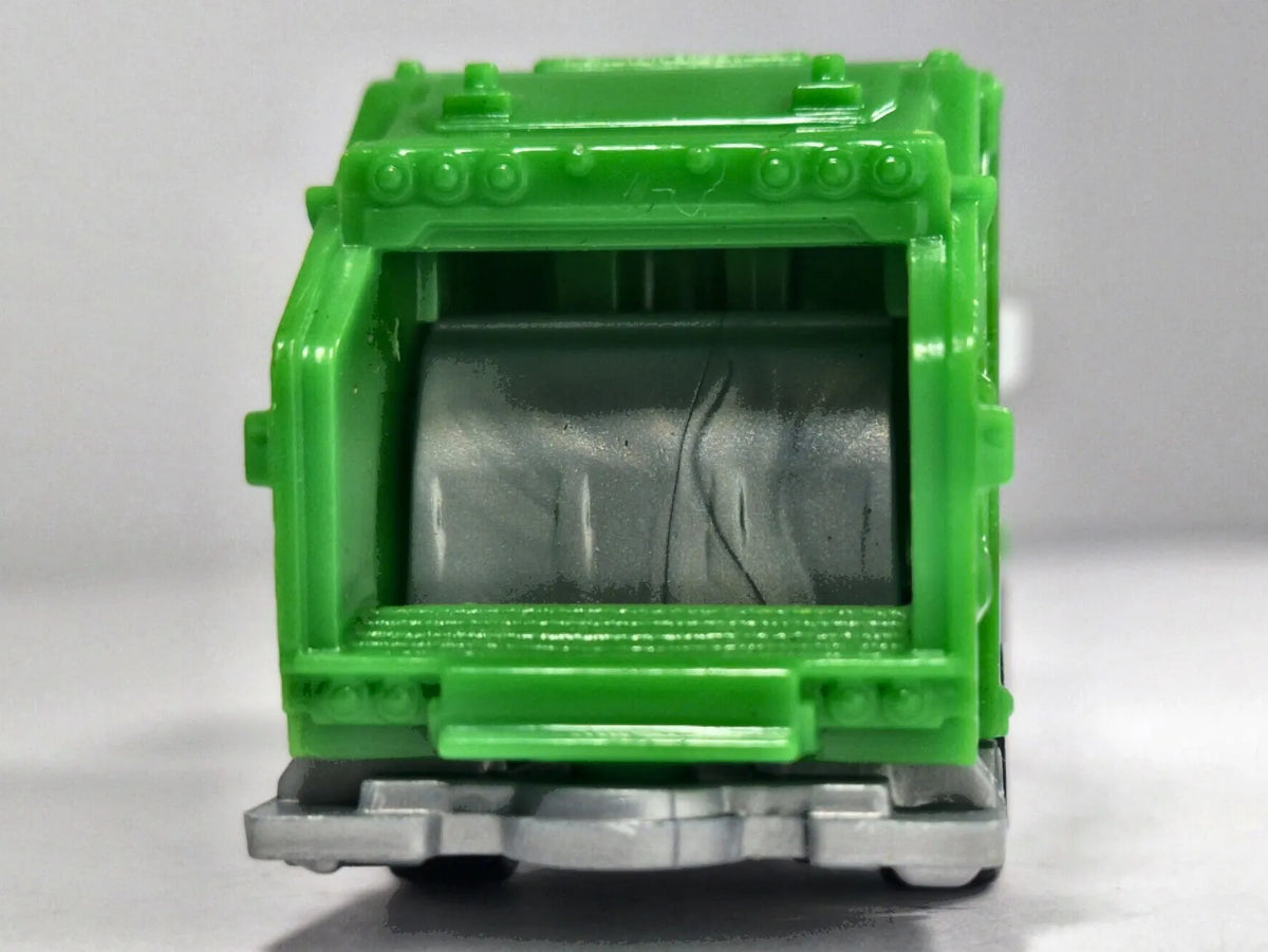 Garbage Truck Matchbox 2008 1:64 Śmieciarka Garbage 4 Hire Luzak Zielony – zdjęcie 6