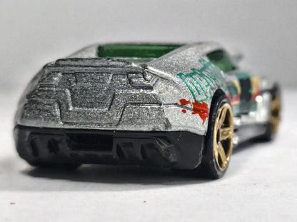 F30 TWIN-DUCTION #06, Hot Wheels 2010, Die cast F30, Srebrny 1:64, Resoraki – zdjęcie 6