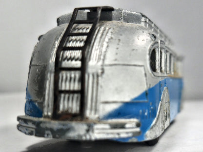 Autobus Autocar Isobloc Dinky Toys '50 Niebieski 1:72 Made in France – zdjęcie 6