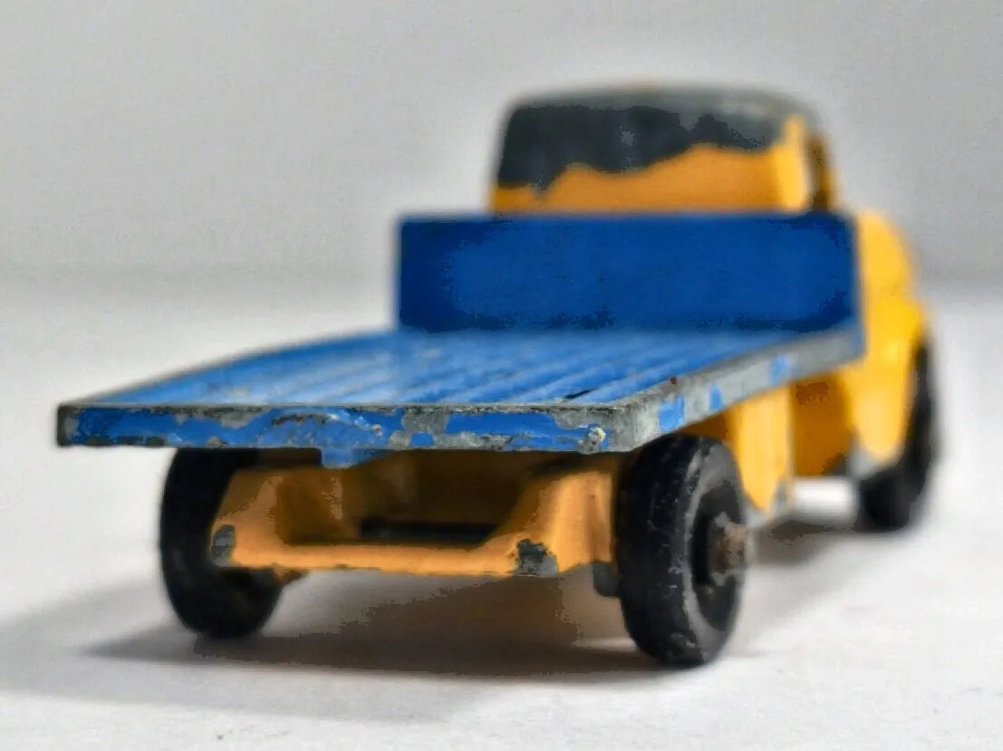 CIĘŻARÓWKA PLATFORMA TUF-TOTS Lone Star 1960 Żółty 1:72 Made in Gt Britain – zdjęcie 6