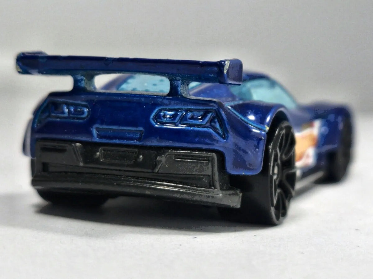 Chevrolet Corvette C7.R Hot Wheels 2014 Mainline 1:64 1 Luzak Niebieski – zdjęcie 6