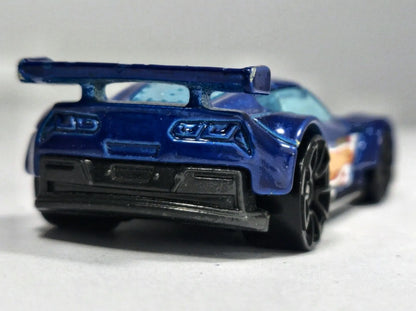 Chevrolet Corvette C7.R Hot Wheels 2014 Mainline 1:64 1 Luzak Niebieski – zdjęcie 6