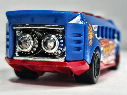 Hot Wheels High Hot Wheels 2013 HW CITY 1:64 School Bus Luzak Niebieski – zdjęcie 6