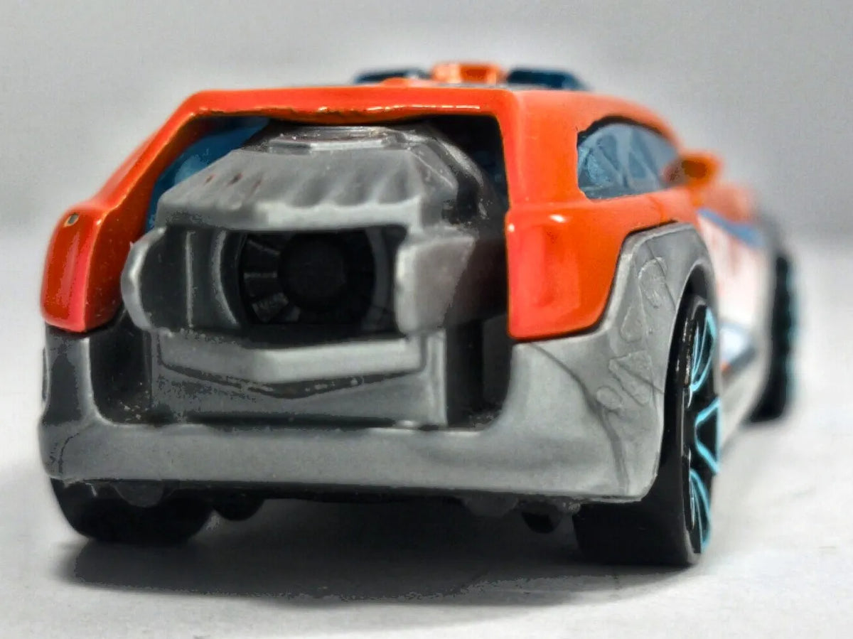 HW Pursuit Hot Wheels 2012 HW Racing 1:64 Luzak Pomarańczowy Policja – zdjęcie 6