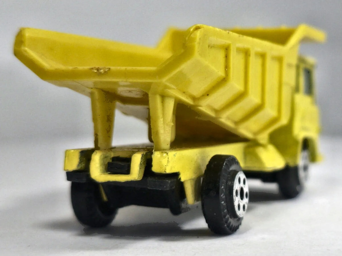 DUMP TRUCK (WYWROTKA), Yatming 1983, Die cast, Żółty, 1:64, Resoraki – zdjęcie 6