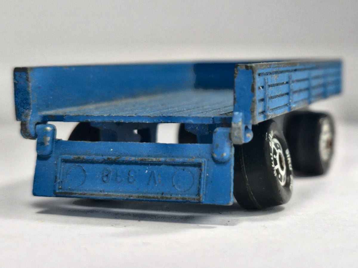 Lkw-Anhänger 354 SIKU Niebieski 1:64 Made in Germany – zdjęcie 6