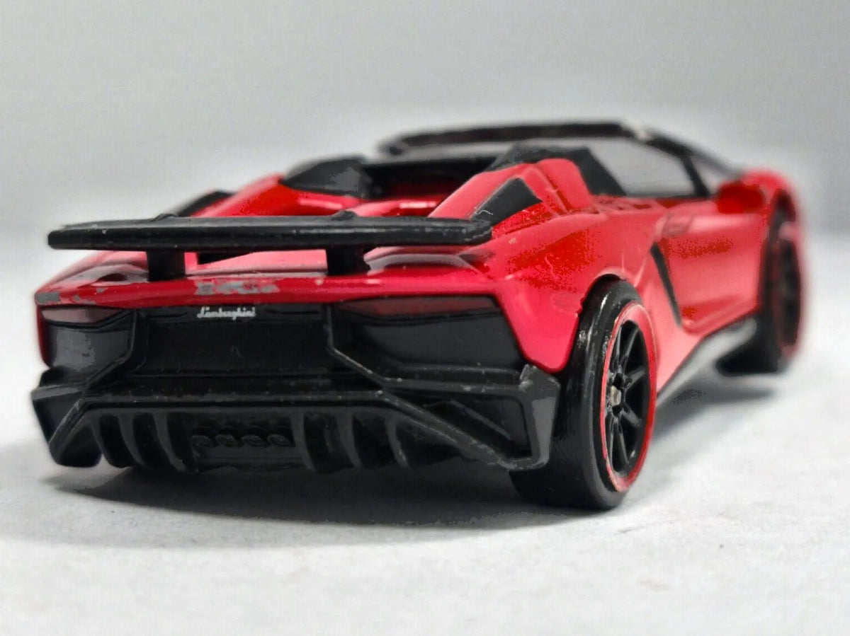 Lamborghini Aventador Sv Roadster Majorette Czerwony 1:64 – zdjęcie 6