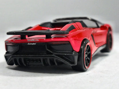Lamborghini Aventador Sv Roadster Majorette Czerwony 1:64 – zdjęcie 6