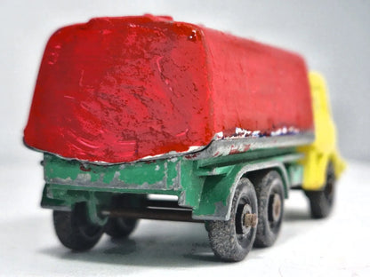 PETROL TANKER, Matchbox, Made in England, Die cast N25, Żółty 1:75 Resoraki – zdjęcie 6
