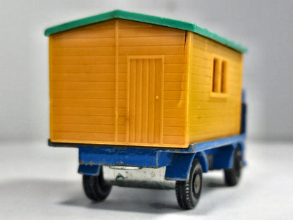 Ciężarówka Site Hut Truck Matchbox 1966 Niebieski 1:87 Made in England – zdjęcie 6