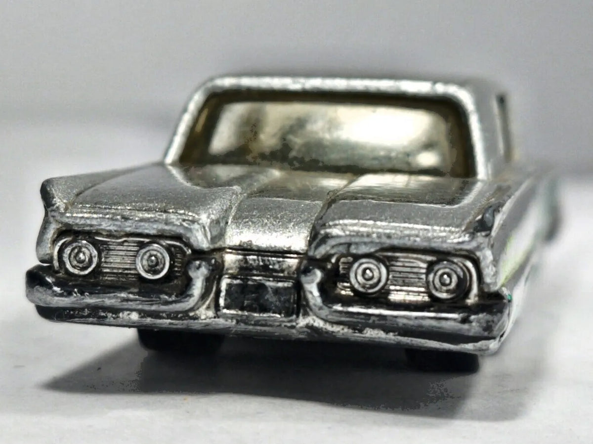 Ford Thunderbird 1958 Hot Wheels 2003 Mainline 1:64 Luzak Srebrny – zdjęcie 6