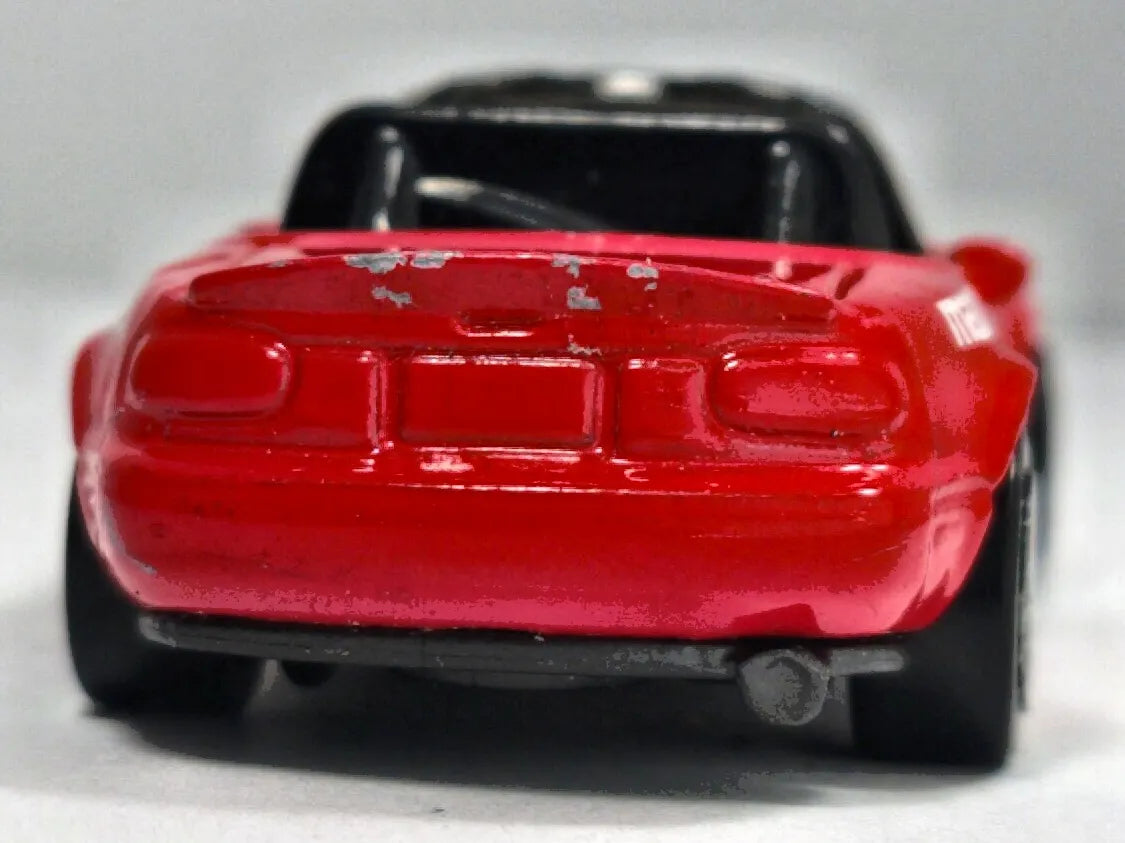 '91 Mazda MX-5 Miata Hot Wheels 2018 Mainline 1:64 Luzak Czerwony – zdjęcie 6