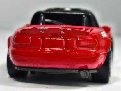'91 Mazda MX-5 Miata Hot Wheels 2018 Mainline 1:64 Luzak Czerwony – zdjęcie 6