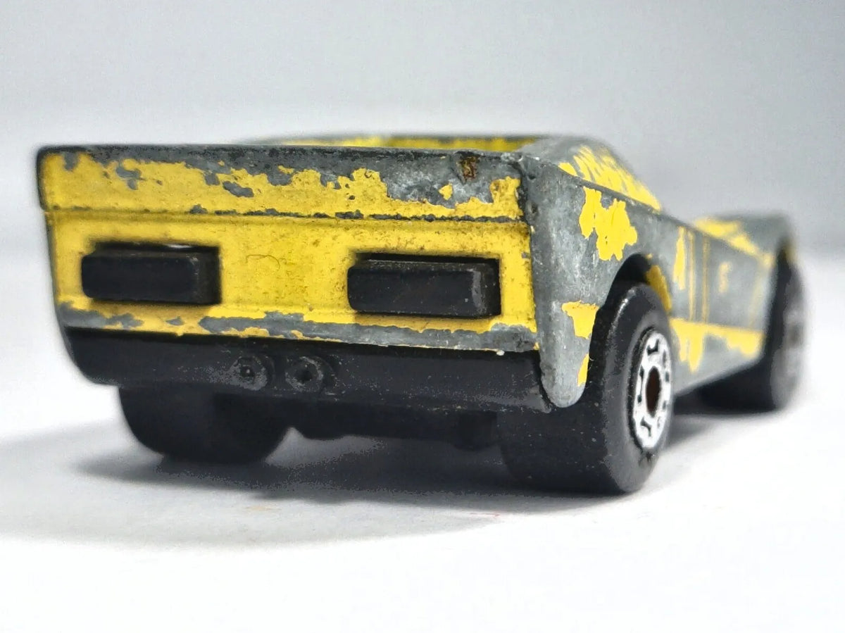 SUPER G.T., Matchbox 1985, Vintage Die cast BP 31/32, Szary, 1:64, Resoraki – zdjęcie 6