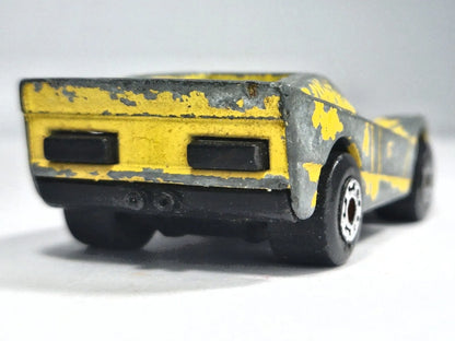 SUPER G.T., Matchbox 1985, Vintage Die cast BP 31/32, Szary, 1:64, Resoraki – zdjęcie 6