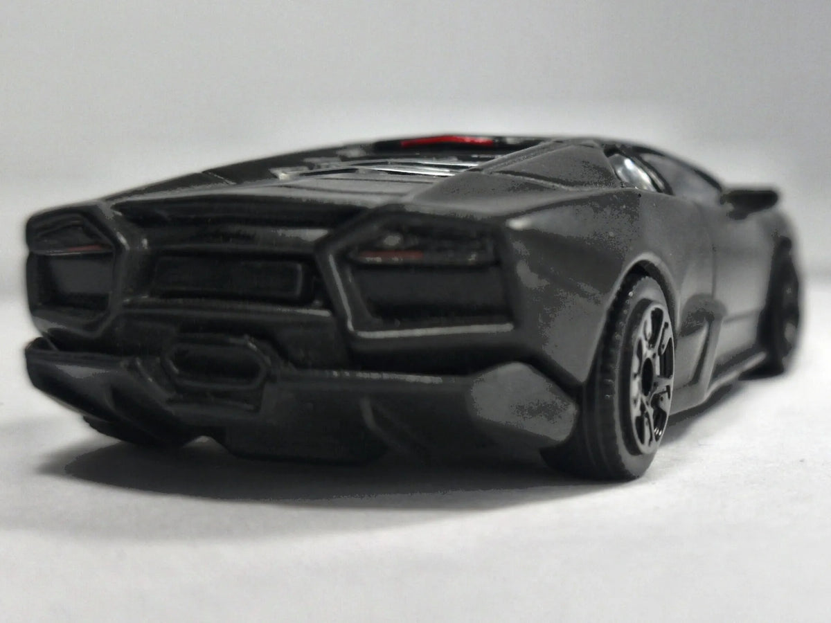 LAMBORGHINI REVENTÓN, Bburago, Die cast, Czarny, 1:43, Resoraki – zdjęcie 6