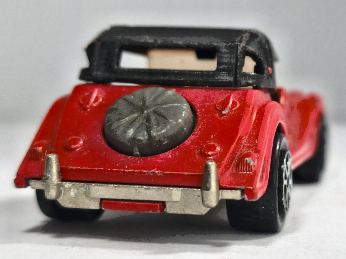 MORGAN, Majorette, Made in France, Die cast NO.261 Czerwony, 1:50, Resoraki – zdjęcie 6