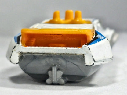 Hydro Cruiser Matchbox 2015 HW Speed Graphics 1:64 Łódź Luzak Biały – zdjęcie 6
