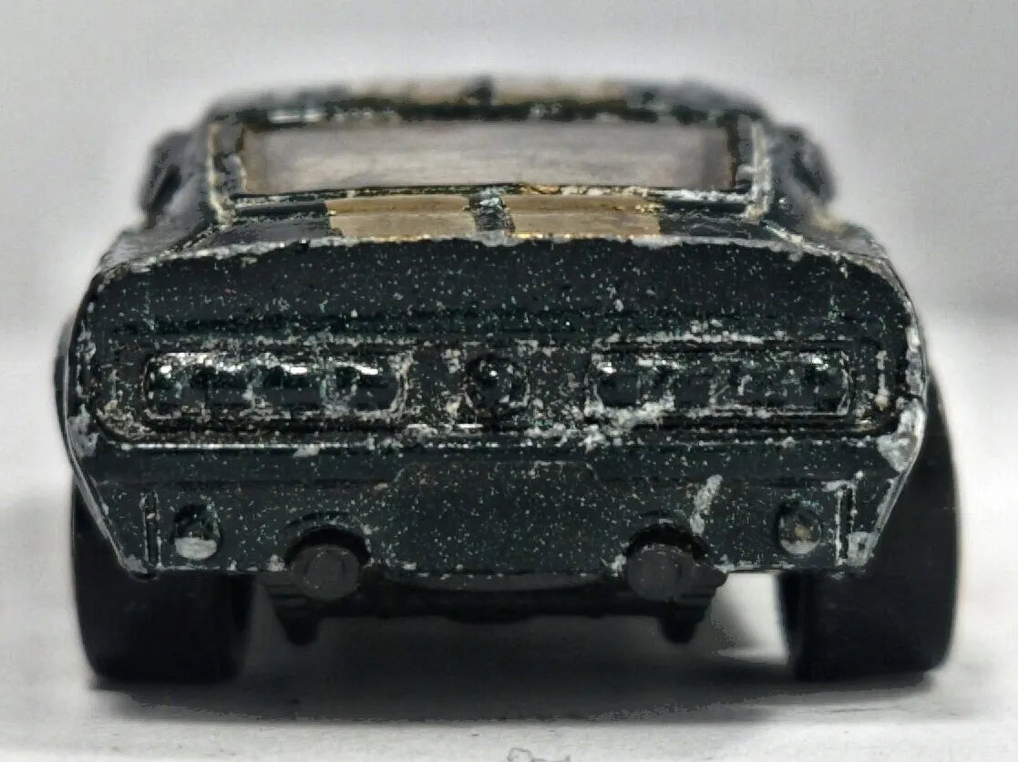 Ford Mustang Mach 1 Majorette 1:66 Made in France Zielony Custom Model – zdjęcie 6