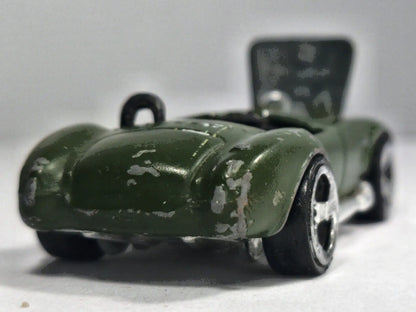 SHELBY COBRA 427 S/C, Hot Wheels 1982, Die cast 1015 Zielony 1:64, Resoraki – zdjęcie 6
