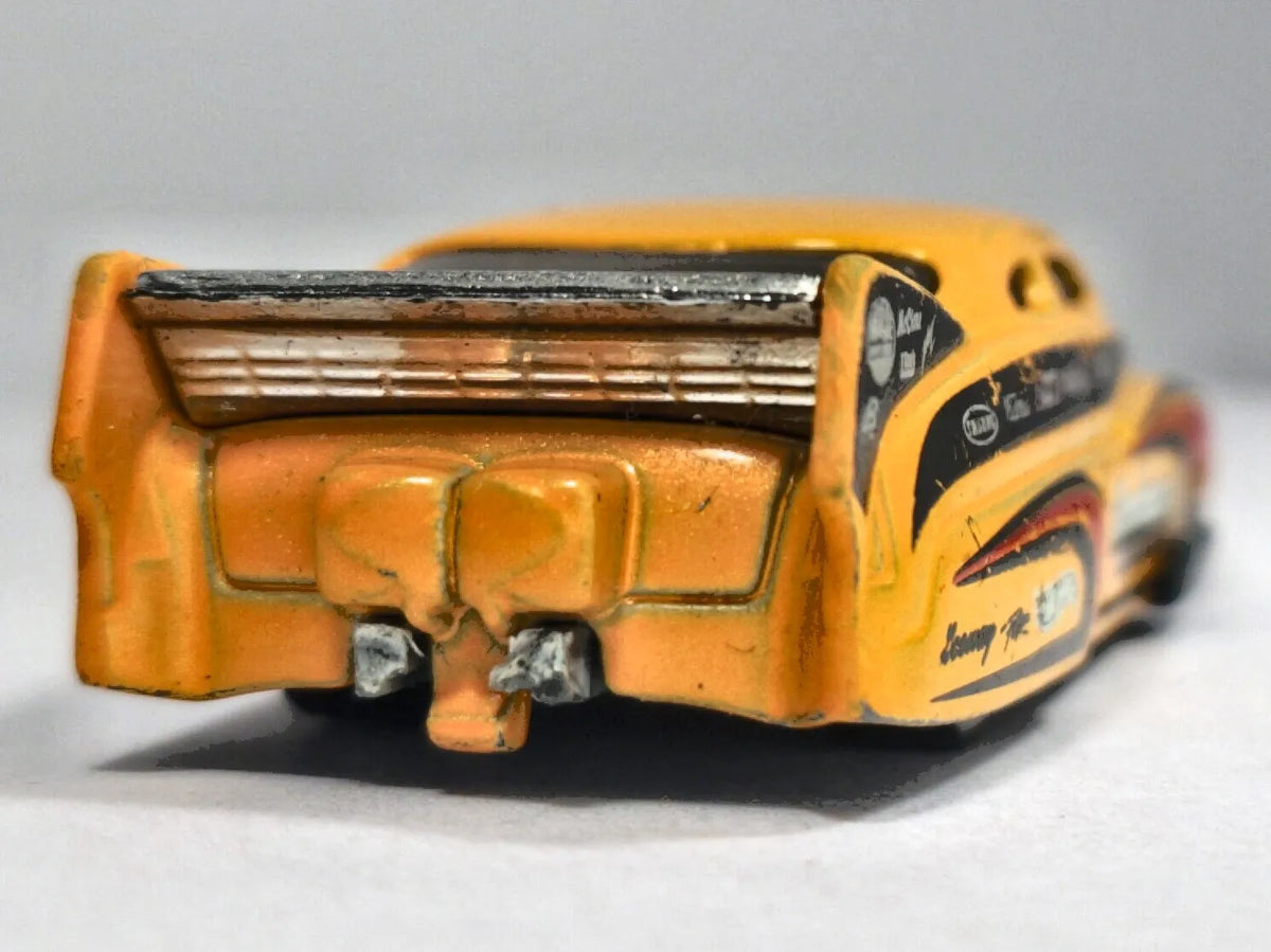'49 DRAG MERC, Hot Wheels 2010, Die cast E39, Żółty, 1:64, Resoraki – zdjęcie 6